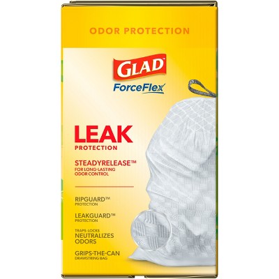 Glad ForceFlex Drawstring Trash Bags - Gain Original - 13gal/140ct