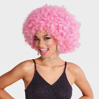 Adult Pink Puff Halloween Costume Wig - Hyde & EEK! Boutique