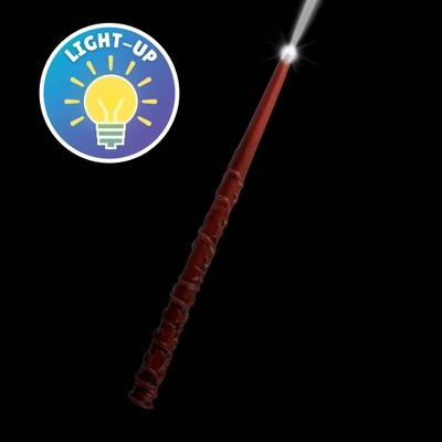 Warner Bros. Harry Potter Hermione Granger Kids' Light Up Deluxe Wand Halloween Accessory: Wizarding World Costume Wands for Girls