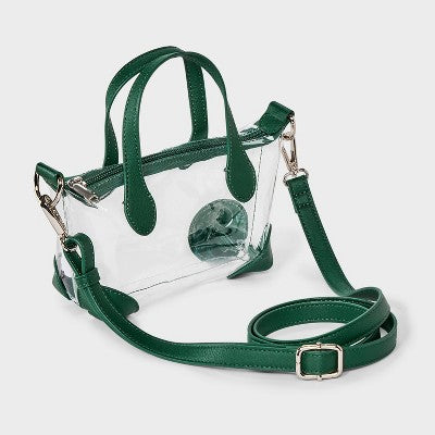 Game Day Clear Pouchette Crossbody Bag - Wild Fable Green