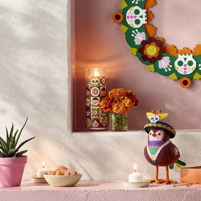 Dia de Muertos Pillar Candle 5 fl oz