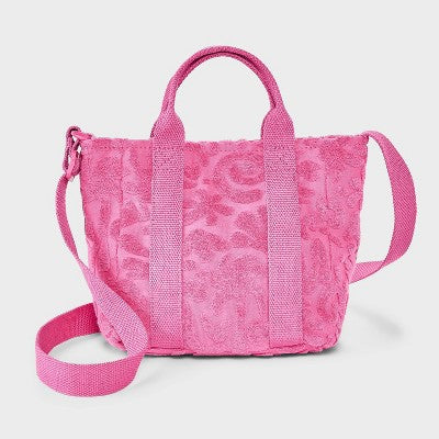 Girls' Mini Terry Handle Crossbody Bag - Cat & Jack Pink