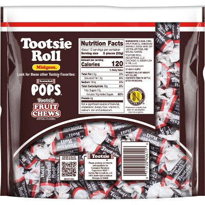 Tootsie Roll Midgees Candy Standup Bag - 15oz