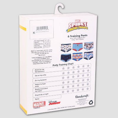Toddler 6pk Spider-Man Potty Training Underwear - 3T