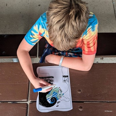 Nightmare Before Christmas Shaped Imagine Ink Book