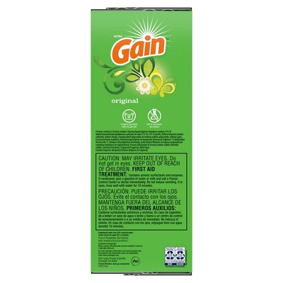 Gain Ultra HE Original Powder Laundry Detergent - 133 Loads/123oz