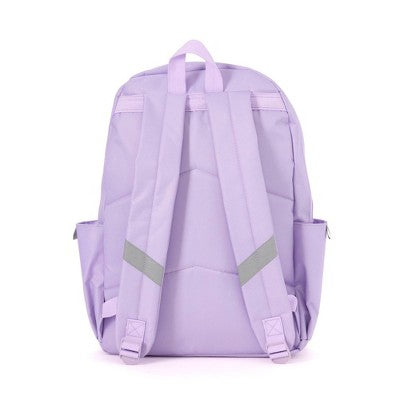 Locker Club Kids' 16L Nylon Backpack with Headphone Pencil Pouch - Lavender: Lightweight School Bag