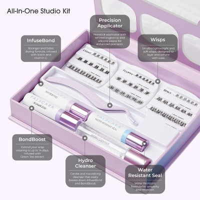 KISS Products False Eyelashes Studio Kit - 20ct