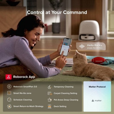 Roborock Qrevo Curv 2 Flow Robot Vacuum and Mop with Real Time Self Cleaning Roller Mop and 20000Pa (LOCAL PICKUP ONLY)