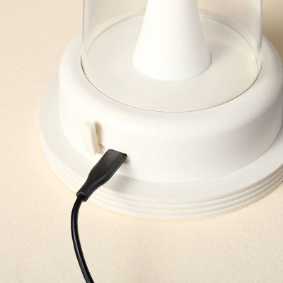 Portable LED Table Lantern Cream - Hearth & Hand with Magnolia