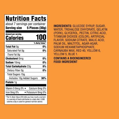 Halloween Monster Bash Peelable Fruity Gummy Candy - 7oz - Favorite Day