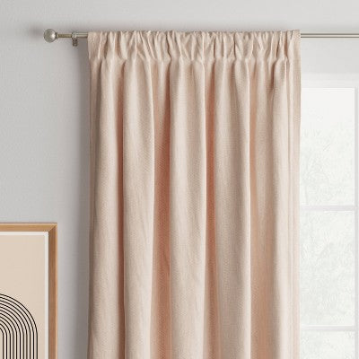 48"-84" Cafe Smaller Ball Curtain Rod Silver - Room Essentials: Adjustable Metal Rods for Curtains, Single Rod (LOCAL PICKUP ONLY)
