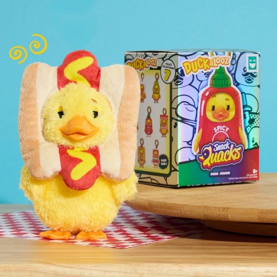 Happy Haul Duckalooz Snack Quack Plush Duck Clip-On Blind Box 5" Collectible Stuffed Toy with Removable Costume Short-Run Drop Ages 8+