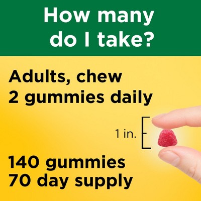 Nature Made Multi Plus Omega 3 Multivitamin Gummies - Strawberry, Lemon & Orange - 140ct