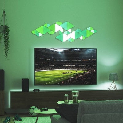 Nanoleaf 10pk Shapes Triangle Mini Expansion LED Light Kit
