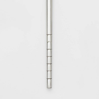 5pk Chopstick Set Silver - Threshold: Stainless Steel, Traditional Style, Dishwasher-Safe, 9.25" Length, Service for 5