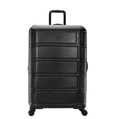 American Tourister Vital Hardside Carry On Spinner Suitcase - Blackout: Water-Resistant, 4-Wheel Spinner, Retractable Handle (LOCAL PICKUP ONLY)