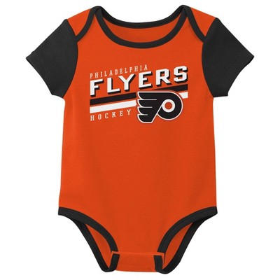 NHL Philadelphia Flyers Infant Boys' 3pk Bodysuit - 3-6M