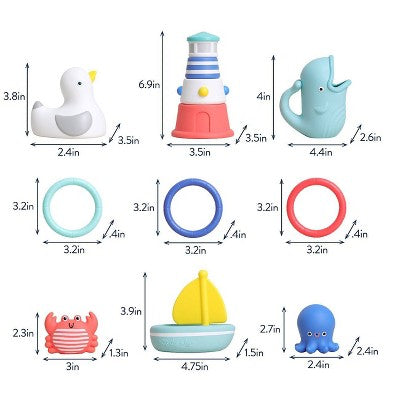 Itzy Ritzy Baby's First Splash and Learn Gift Set - 12pc