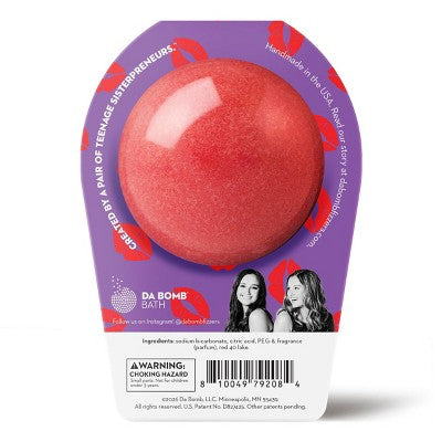Da Bomb Bath Fizzers Bath Bomb - Kiss - 6.5oz