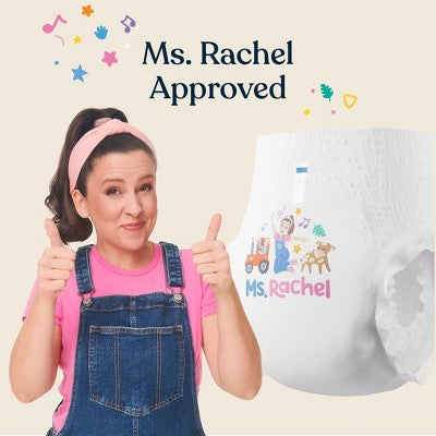 Millie Moon Ms Rachel Disposable Training Pants Size - 6T-7T 40ct: Diaper Weight Range 43 to 68 lbs
