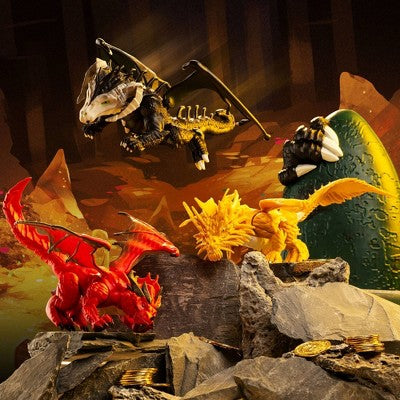 Dungeons & Dragons Questers Gold Dragon Buildable Figure with Molten Metallic Gold Finish