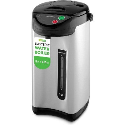 NutriChef 5 Liter Electric Water Boiler & Warmer - Digital Hot Pot Water Kettle with 5 Temperature Settings and Safety Lock (LOCAL PICKUP ONLY)