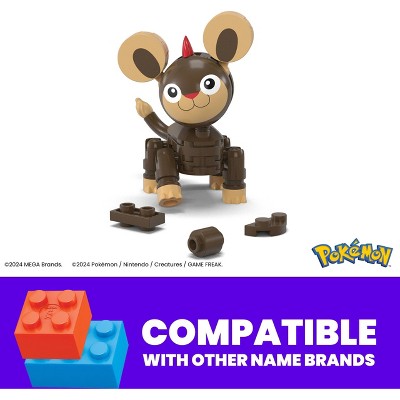 MEGA Pokemon Litleo Building Toy Kit Poseable Action Figure 44pc