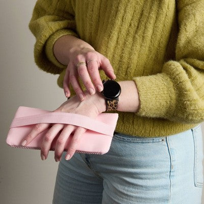 russell+hazel 8.25"x3.625" Pencil Pouch Consciously Curated Blush