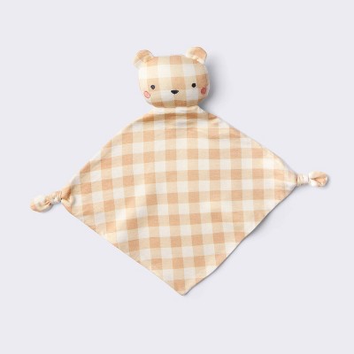Printed Security Blanket - Bear - Cloud Island: Rayon & Spandex, Animals Theme, Knitted Construction