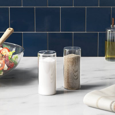 2pc Glass Salt Keepers - Threshold