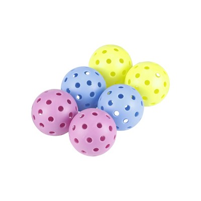 Pickle O'Joe 6pk Balls Pickleballs - Vibrant