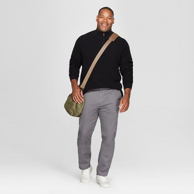 Men's Big & Tall Slim Fit Chino Pants Thundering Gray 36x36