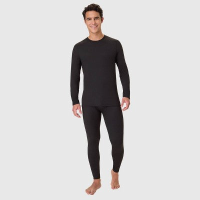 Hanes Men's Thermal Long Sleeve Performance Shirt - Black XL