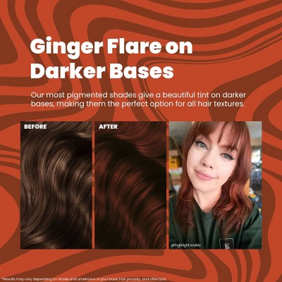Arctic Fox Semi-Permanent Hair Color Dye - Dark Orange - 4 fl oz