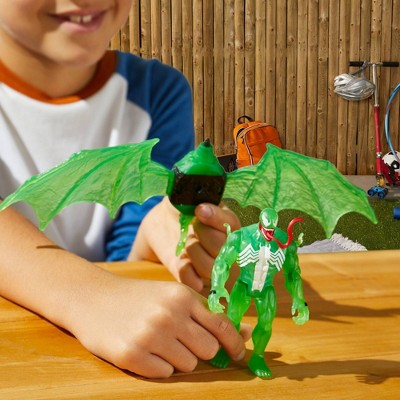 Marvel Spider-Man Epic Hero Web Splashers Green Symbiote Hydro Wing Blast