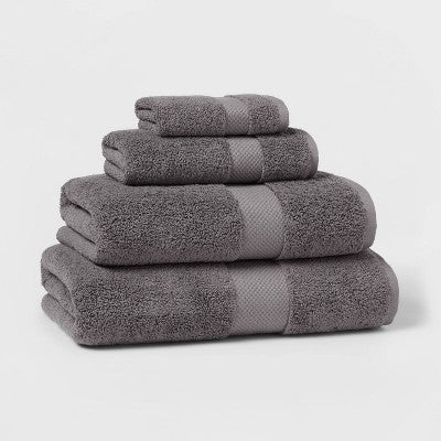 Performance Oversized Bath Towel Dark Gray - Threshold™