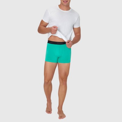 Hanes Men's Super Stretch Trunks 3pk - Green/Gray/Black S