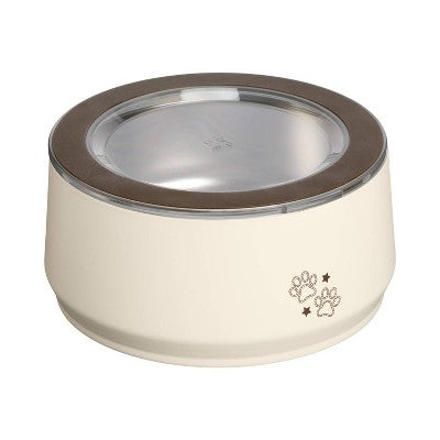 Stanley 6 Cup Stainless Steel Pet Bowl - Cream Western
