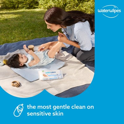 WaterWipes Sensitive+ Newborn & Baby Wipes, 3-In-1 Cleans, Cares, Protects, 99.9% Water, Unscented & Hypoallergenic - 1080ct (LOCAL PICKUP ONLY)