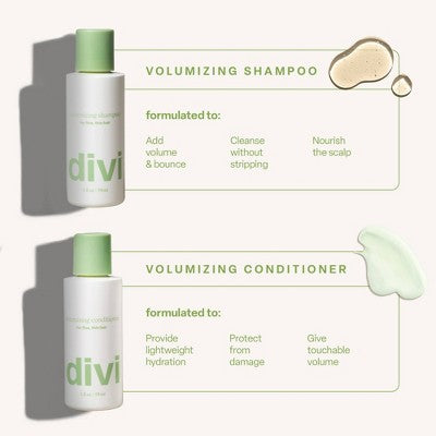Divi Mini Volumizing Conditioner - 2 fl oz - Ulta Beauty: For Fine & Normal Hair, Gel Formula, Travel Size