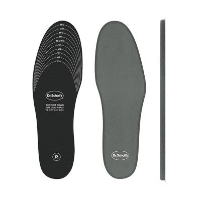 Dr. Scholl's Cushy Comfort Memory Foam Insole, Trim to Fit - Unisex - M Shoe Size 7-13, W Shoe Size 5-10 - 1 Pair