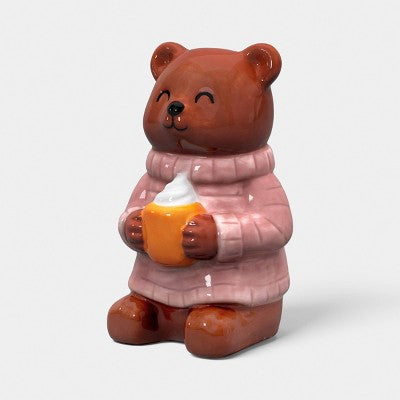 Harvest Ceramic Bear Animal Figurine - Hyde and EEK! Boutique: Fall