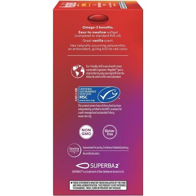 Megared Omega-3 Fish Oil Supplement 500mg Extra Strength Softgels, 80 Ct