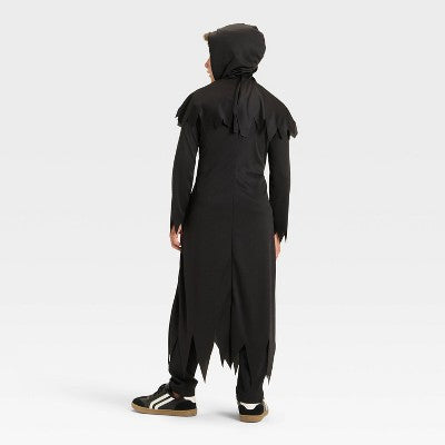 Kids' Reaper Halloween Costume Robe - Hyde and EEK! Boutique Black M