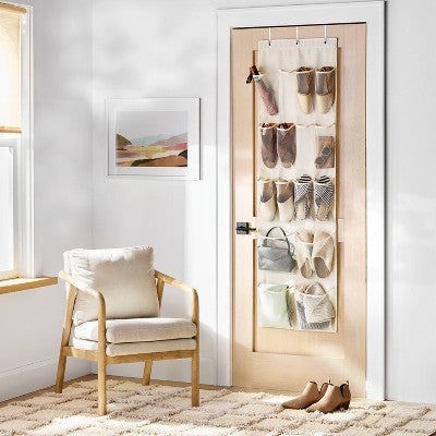 Hanging Closet Over the Door Clear - Brightroom