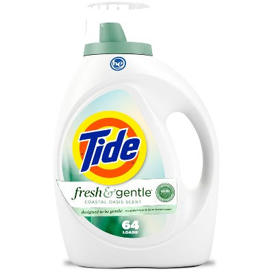 Tide Coastal Oasis Liquid Laundry Detergent 64 Loads - 84 fl oz