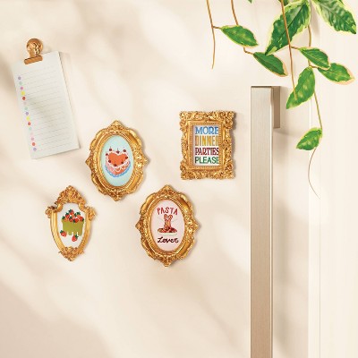 4ct Mini Paint by Number Fridge Gallery Craft Kit - Mondo Llama