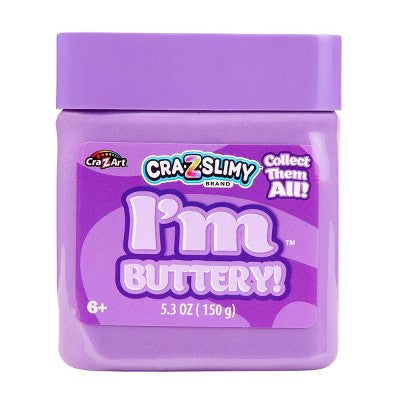 Cra-Z-Slimy I'm Buttery Purple Slime Jar 7.8oz