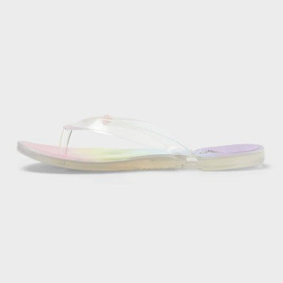 Girls' Tina Jelly Flip Sandals - art class Multicolor 5